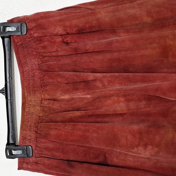 Johnny Was Amanda Bond Bohemian Quiet Luxury Rust Gillian Crop Pants Size S - Picture 8 of 13